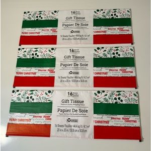 48 Sheets - Gift Tissue - NWT - Premium Quality Wrapping Tissue Paper - 20 x 20